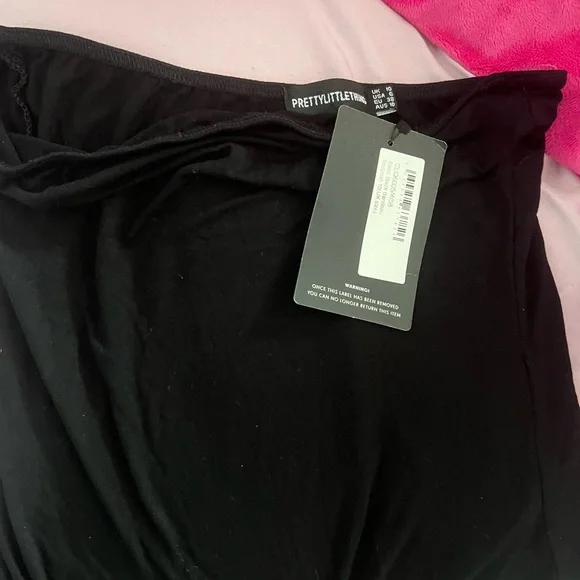 Black Strapless Top - Picture 2 of 2